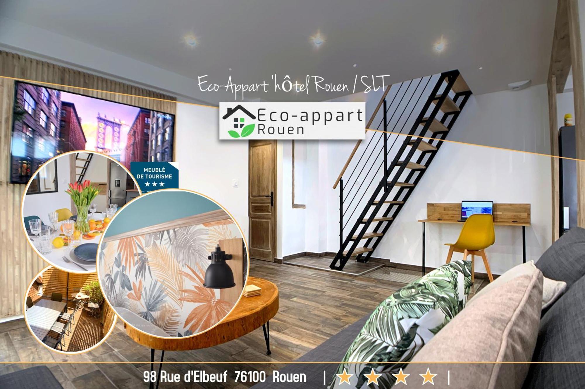 Eco-Appart'Hotel Rouen - Slt מראה חיצוני תמונה